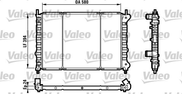 Valeo 732583 - Radiatore, Raffreddamento motore autozon.pro