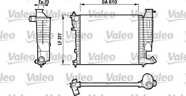 Valeo 732535 - Radiatore, Raffreddamento motore autozon.pro