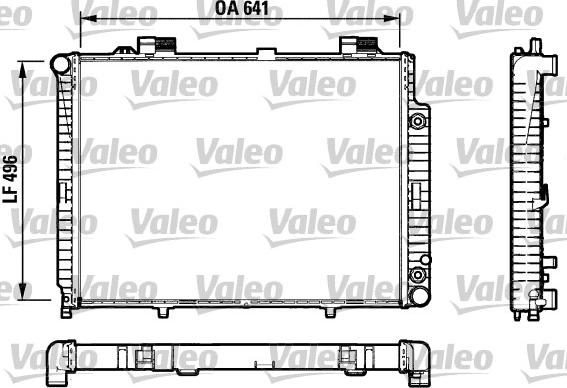 Valeo 732601 - Radiatore, Raffreddamento motore autozon.pro