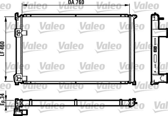 Valeo 732063 - Radiatore, Raffreddamento motore autozon.pro