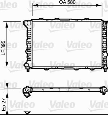 Valeo 732013 - Radiatore, Raffreddamento motore autozon.pro