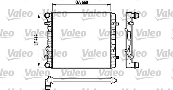 Valeo 732175 - Radiatore, Raffreddamento motore autozon.pro