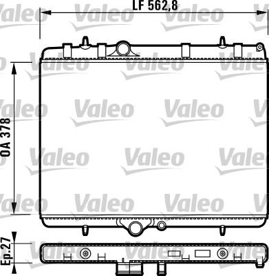 Valeo 732894 - Radiatore, Raffreddamento motore autozon.pro