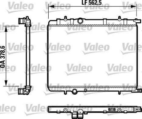 Valeo 732892 - Radiatore, Raffreddamento motore autozon.pro