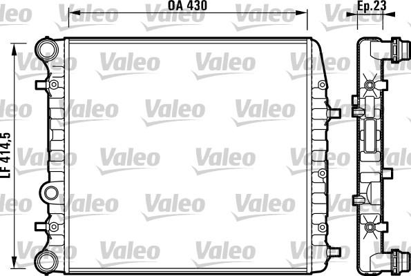 Valeo 732863 - Radiatore, Raffreddamento motore autozon.pro