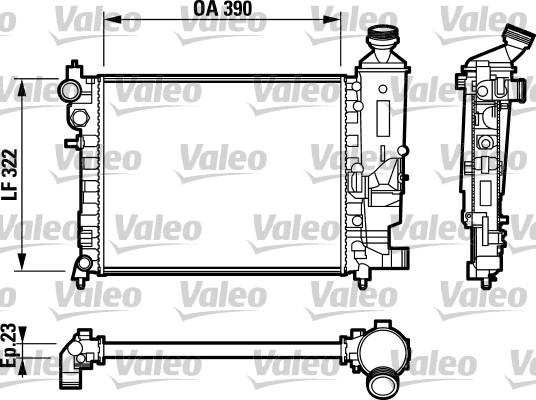 Valeo 732807 - Radiatore, Raffreddamento motore autozon.pro