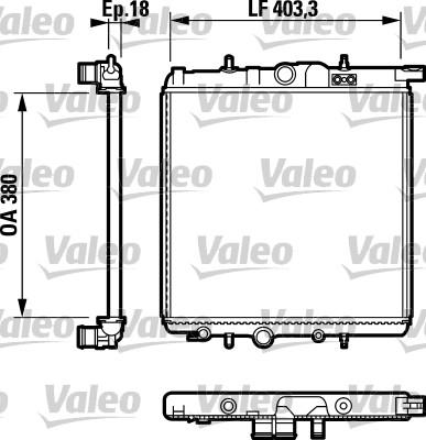 Valeo 732810 - Radiatore, Raffreddamento motore autozon.pro