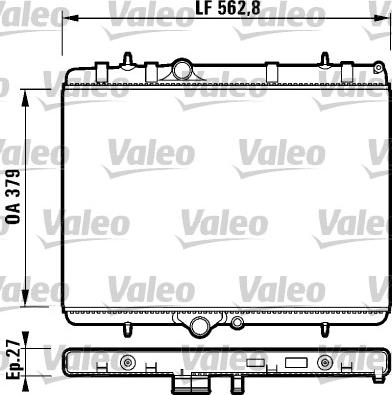 Valeo 732888 - Radiatore, Raffreddamento motore autozon.pro