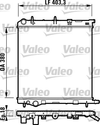 Valeo 732831 - Radiatore, Raffreddamento motore autozon.pro