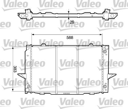 Valeo 732365 - Radiatore, Raffreddamento motore autozon.pro