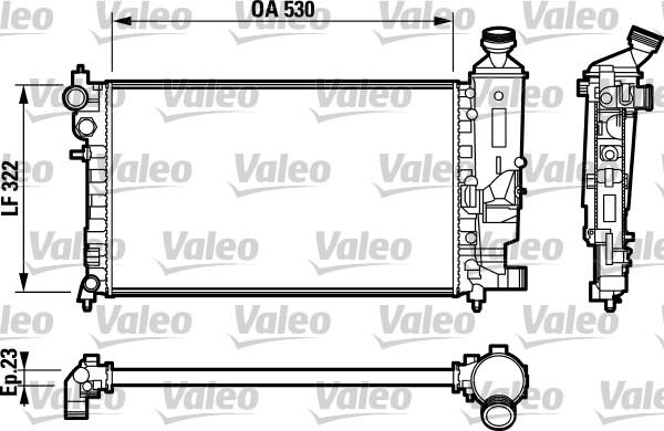 Valeo 732794 - Radiatore, Raffreddamento motore autozon.pro