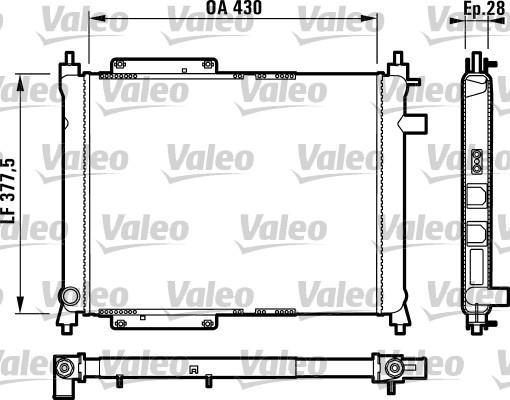 Valeo 732759 - Radiatore, Raffreddamento motore autozon.pro