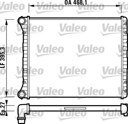 Valeo 732785 - Radiatore, Raffreddamento motore autozon.pro