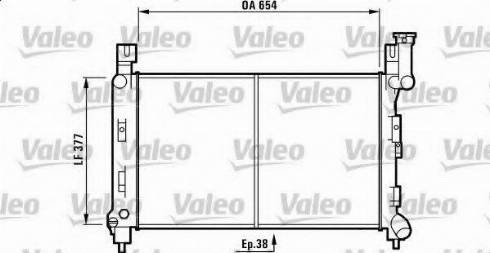 Valeo 732781 - Radiatore, Raffreddamento motore autozon.pro