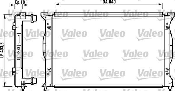 Valeo 732738 - Radiatore, Raffreddamento motore autozon.pro