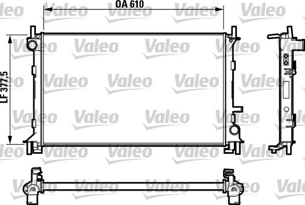 Valeo 732732 - Radiatore, Raffreddamento motore autozon.pro