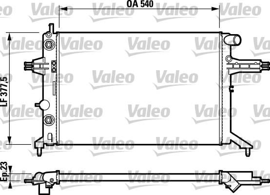 Valeo 732724 - Radiatore, Raffreddamento motore autozon.pro