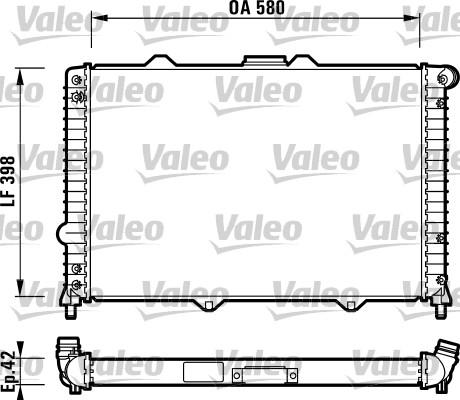 Valeo 732722 - Radiatore, Raffreddamento motore autozon.pro