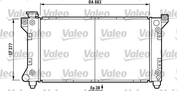 Valeo 732778 - Radiatore, Raffreddamento motore autozon.pro