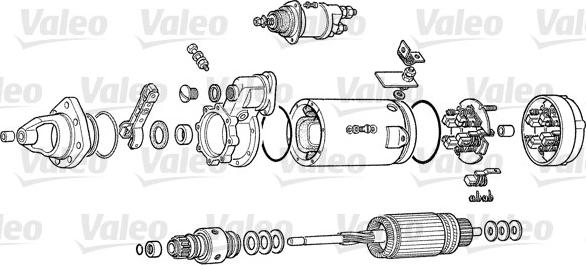 Valeo D13E95 - Motorino d'avviamento autozon.pro