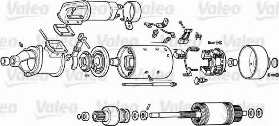 Valeo D 13 E 81 - Motorino d'avviamento autozon.pro