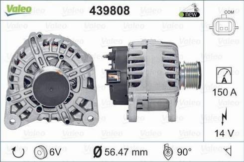 Valeo FG15T056 - Alternatore autozon.pro