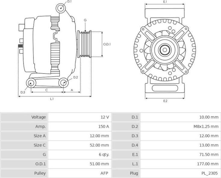 Valeo FG15T101 - Alternatore autozon.pro