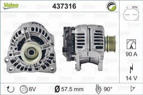 Valeo SG9B087 - Alternatore autozon.pro