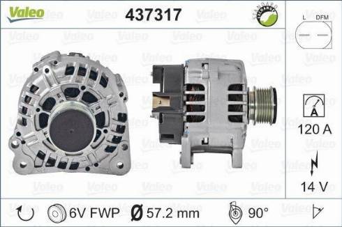 Valeo SG12B090 - Alternatore autozon.pro