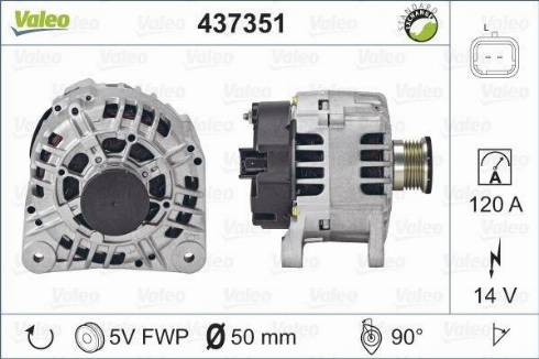 Valeo SG12B050 - Alternatore autozon.pro