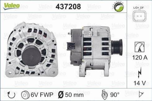 Valeo SG12B017 - Alternatore autozon.pro