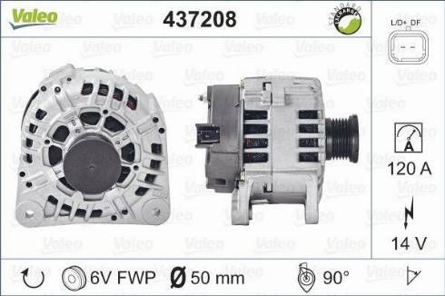 Valeo SG12B071 - Alternatore autozon.pro