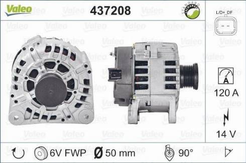 Valeo SG12B123 - Alternatore autozon.pro