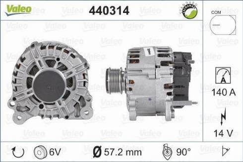 Valeo TG14C031 - Alternatore autozon.pro