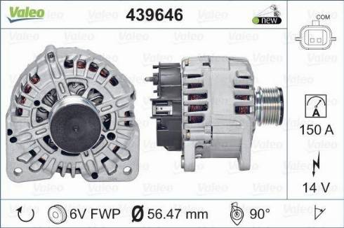 Valeo TG15C146 - Alternatore autozon.pro