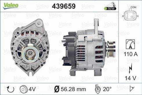 Valeo TG10B025 - Alternatore autozon.pro