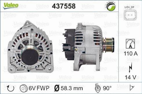 Valeo TG11C064 - Alternatore autozon.pro