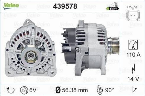 Valeo TG11C063 - Alternatore autozon.pro