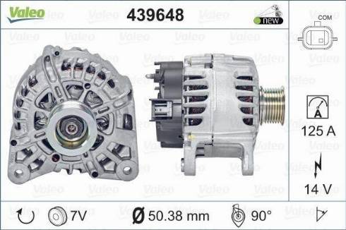 Valeo TG12C062 - Alternatore autozon.pro