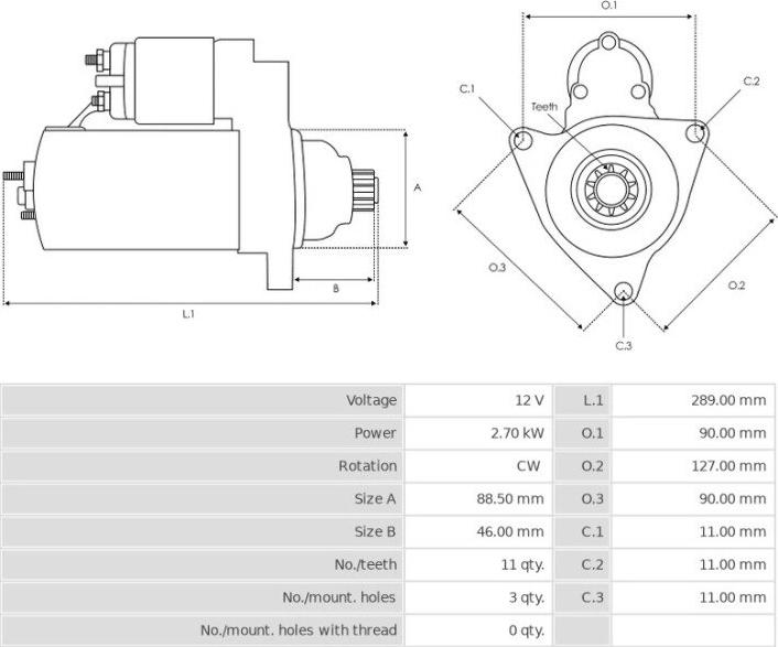 Valeo TM000A28901 - Motorino d'avviamento autozon.pro