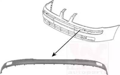 Van Wezel 4914480 - Modanatura decorativa / protettiva, Paraurti autozon.pro