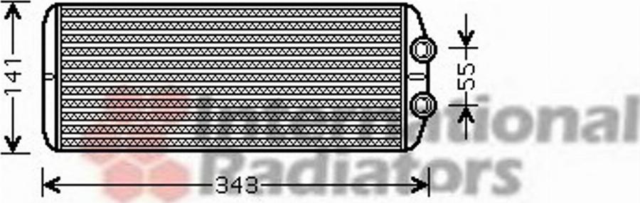 Van Wezel 40006311 - Scambiatore calore, Riscaldamento abitacolo autozon.pro