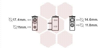 Van Wezel 40001355 - Valvola ad espansione, Climatizzatore autozon.pro