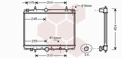 Van Wezel 40002200 - Radiatore, Raffreddamento motore autozon.pro