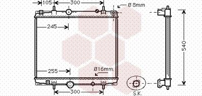 Van Wezel 40002274 - Radiatore, Raffreddamento motore autozon.pro