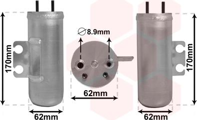 Van Wezel 4000D020 - Essiccatore, Climatizzatore autozon.pro