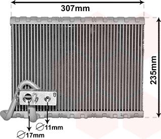 Van Wezel 4000V401 - Evaporatore, Climatizzatore autozon.pro