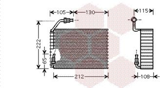 Van Wezel 4000V119 - Evaporatore, Climatizzatore autozon.pro