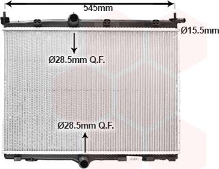 Van Wezel 40012703 - Radiatore, Raffreddamento motore autozon.pro