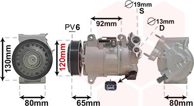 Van Wezel 4001K704 - Compressore, Climatizzatore autozon.pro